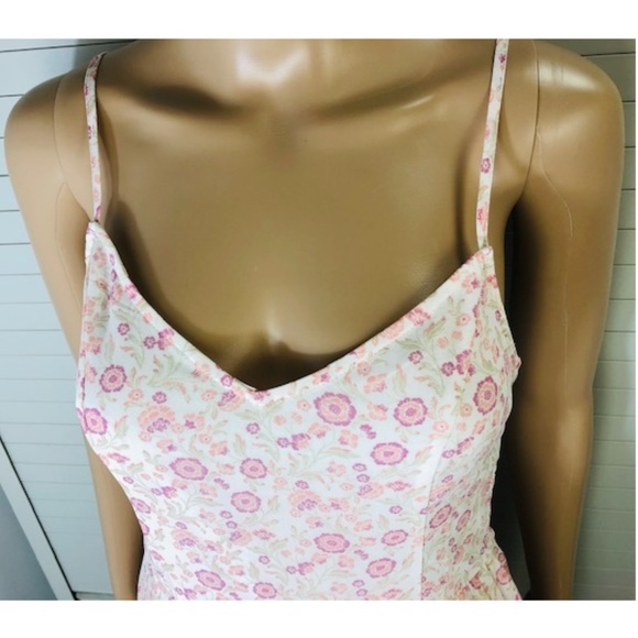 NWT Hollister Spaghetti Strap Pleated Floral Dress - Picture 6 of 6